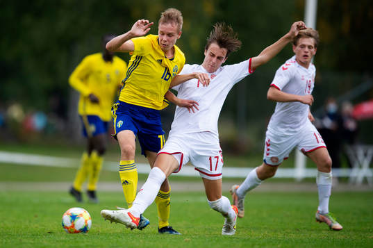 Sveriges Victor Säfsten och Danmarks William Clem