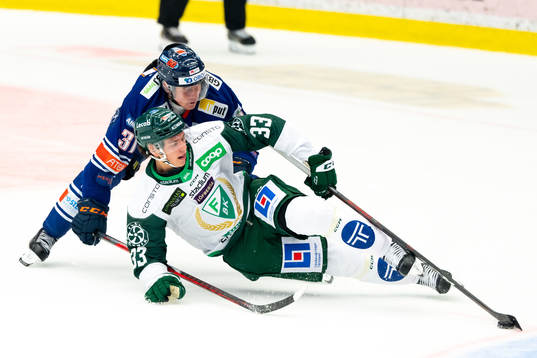 Växjös Olle Lycksell och  Färjestads Albert Johansson