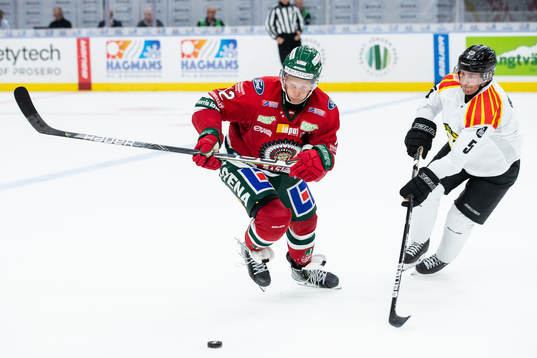 Frölundas Max Friberg och Brynäs Chay Genoway
