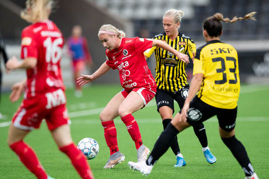 Örebros Jenna Hellstrom och Häckens Filippa Curmark