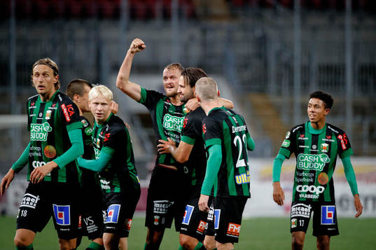 Varbergs Oliver Stanisic jublar