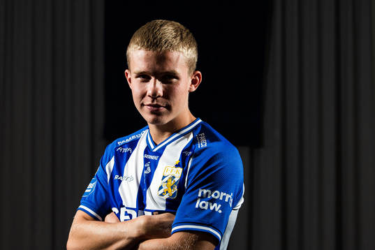 IFK Göteborgs Isak Dahlqvist poserar för ett porträtt den 16 september 2021 i Göteborg. 