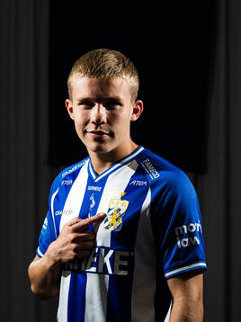 IFK Göteborgs Isak Dahlqvist poserar för ett porträtt den 16 september 2021 i Göteborg. 