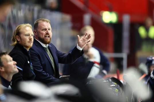 tränare Klas Östman reagerar