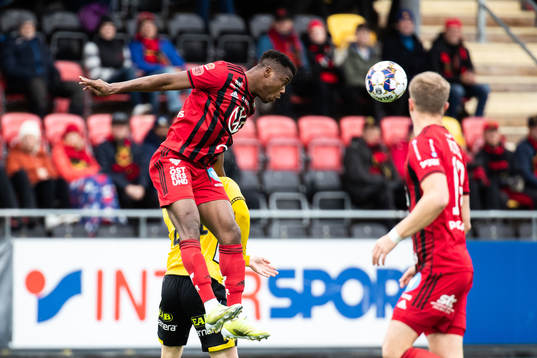 Östersunds Isak Ssewankambo och Elfsborgs Per Frick