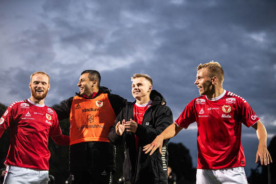 Kalmars Nils Fröling, Isak Jansson och Sebastian Ring