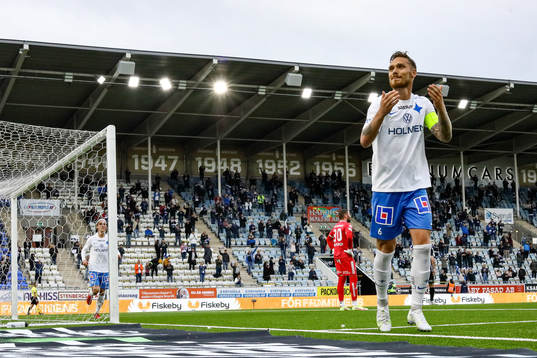 IFK Norrköpings Linus Wahlqvist jublar