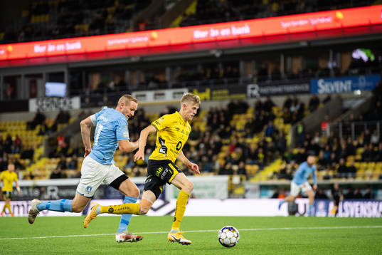 Malmö FFs Franz Brorsson och Elfsborgs Alexander