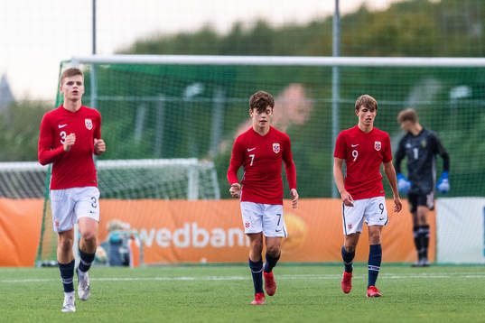 Norges Anders Rønne Børset, Sverre Halseth Nypan och Chrisander Sørum