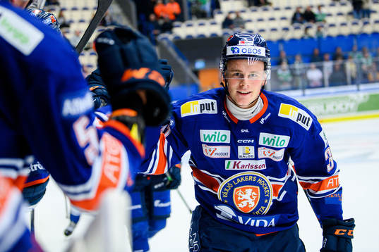 Växjös Olle Lycksell jublar