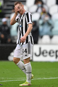Dejan Kulusevski of Juventus celebrates