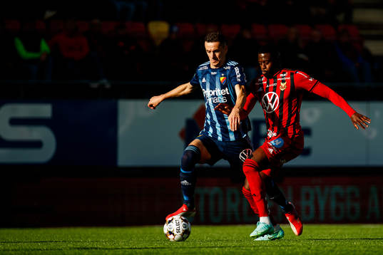 Djurgårdens Haris Radetinac och Östersunds Isak