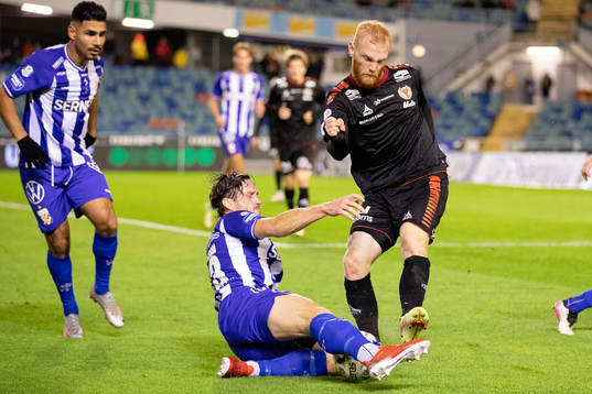 IFK Göteborgs Gustav Svensson och Kalmars Nils Fröling