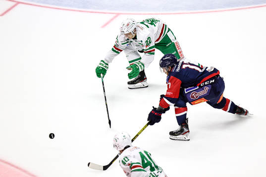 Rögles Samuel Jonsson och Linköpings Brian Gibbons