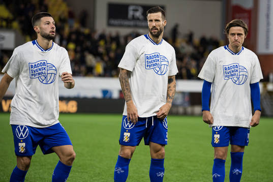 IFK Göteborgs Calle Johansson, Alexander Jallow och Gustav