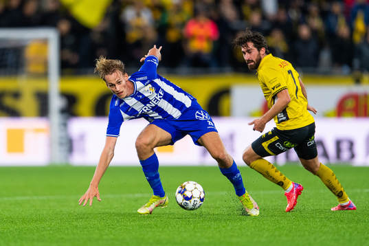 IFK Göteborgs Oscar Vilhelmsson och Elfsborgs Frederik