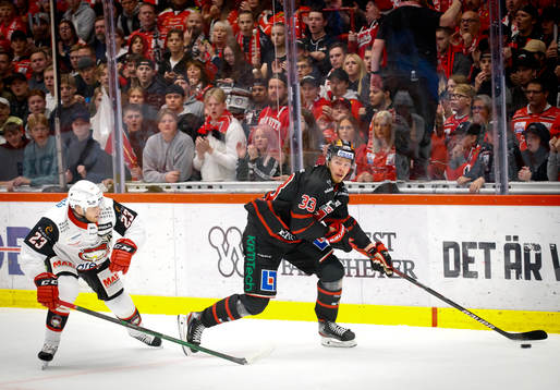 Malmö Redhawks Christoffer Forsberg och Örebros