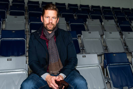 Tommy Jönsson, ledamot i Halmstads styrelse, poserar för ett porträtt
