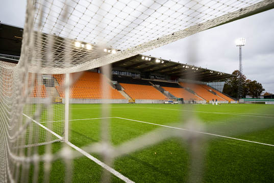 Iver Arena innan fotbollsmatchen i Superettan mellan Västerås SK och GAIS den 5 oktober 2021 i Västerås. 