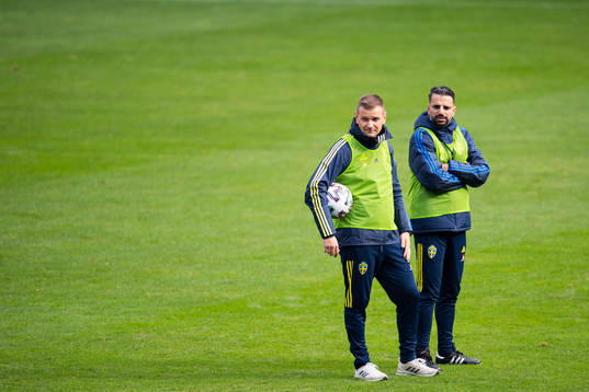 Andreas Pettersson, assistant coach and Poya Asbaghi, head