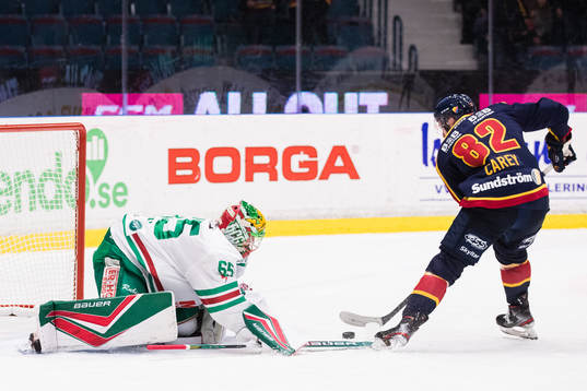 Rögles målvakt Christoffer Rifalk och Djurgårdens Paul