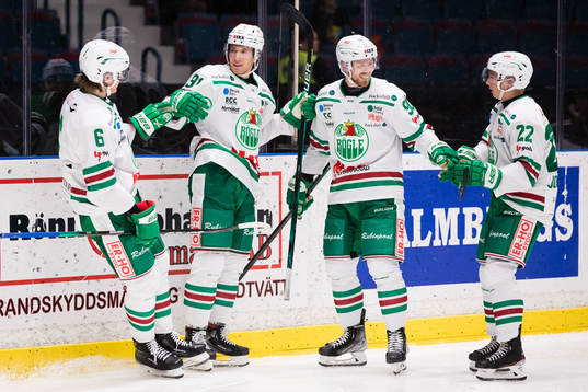 Rögles Tony Sund, Adam Tambellini, Ted Brithén och Samuel