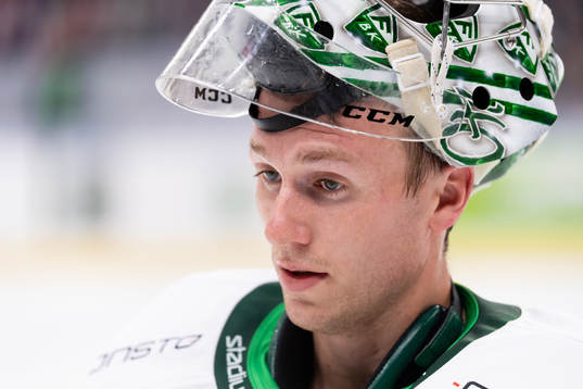 Färjestads målvakt Henrik Haukeland