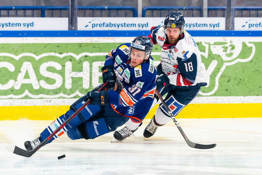 Växjös Olle Lycksell och Linköpings Alexander Johansson