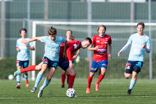 Vänersborgs Alexander Karlsson och Tvååkers Hugo Svensson