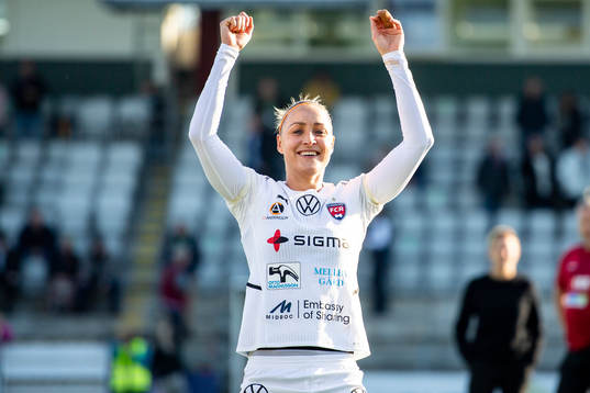 Rosengårds Sanne Troelsgaard jublar