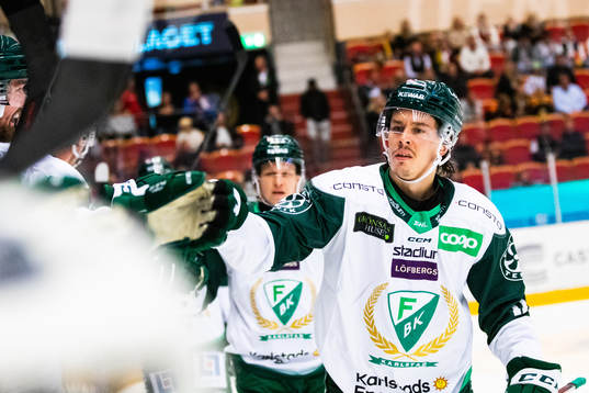 Färjestads Joakim Nygård jublar