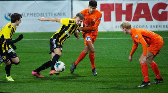 IFK Hässleholms Ivan Danielsson Andanovski i matchen i div