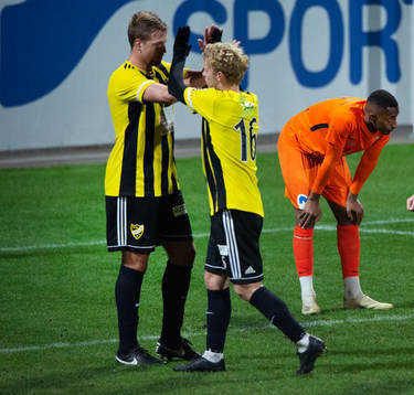Slutsignal i matchen i div 2 Södra Götaland mellan Kristianstads FC och IFK Hässleholm i Kristianstad 11 oktober 2021.