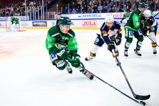 Färjestads Joakim Nygård och Djurgårdens Sebastian
