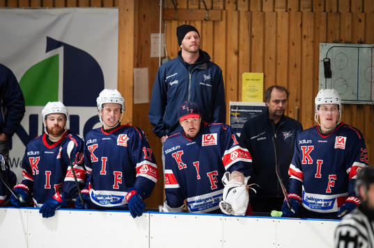 Kovlands tränare Mathias Månsson och fr.v. Ali Assaf,