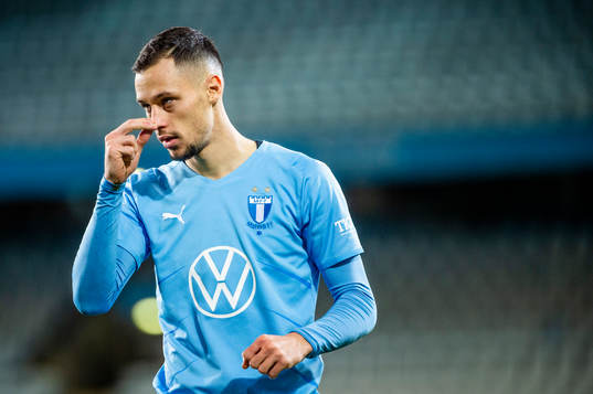 Malmö FFs Veljko Birmancevic jublar