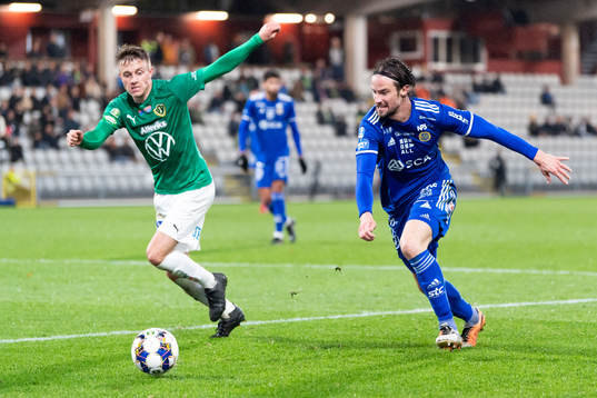 Jönköpings Daniel Strandsäter och Sundsvalls Linus