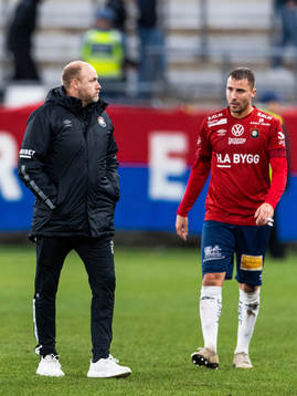 Örgrytes tränare Dane Ivarsson och Jonathan Azulay