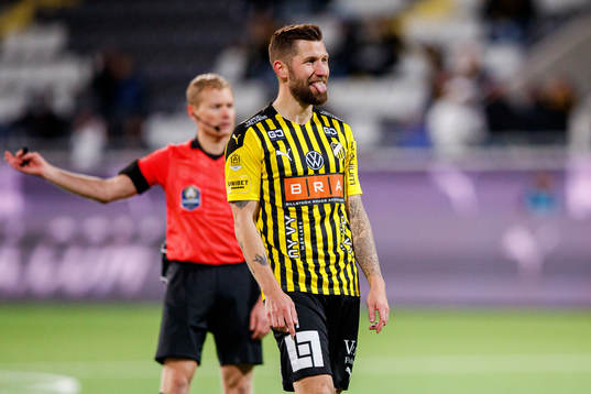 Häckens Joona Toivio jublar efter 4-0