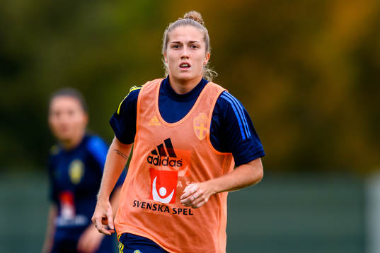 Filippa Angeldahl of the Swedish women's national football