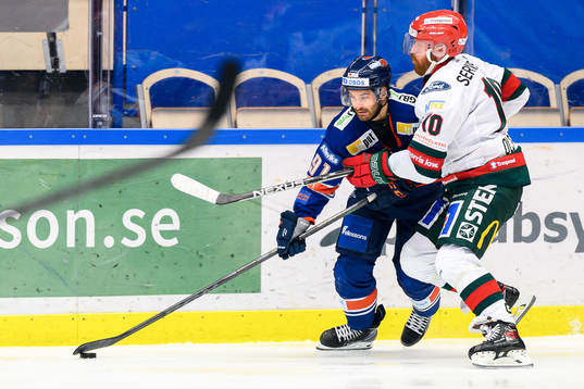 Växjös Andrew Calof och Frölundas Jens Olsson