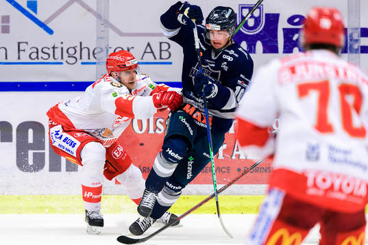 Troja-Ljungbys  Niklas Enberg och Karlskogas David Lilja