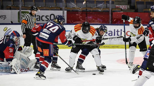 Spel framför Linköpings mål