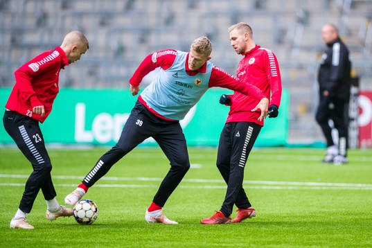 Kalmars Johan Stenmark, Lars Saetra och Jonathan Ring