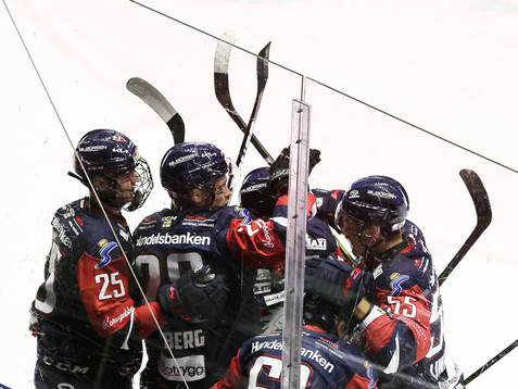 Linköpings Filip Bystedt, John Nyberg , Max Lindroth ,