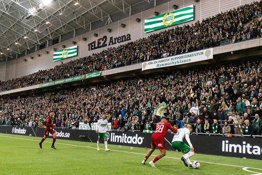 Östersunds Marco Weymans och Hammarbys Gustav Ludwigson