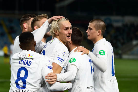 IFK Norrköpings Jonathan Levi jublar