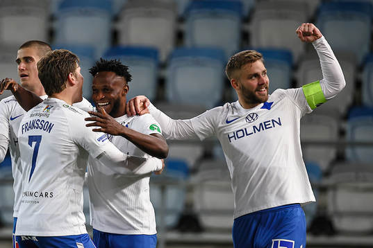 IFK Norrköpings Christoffer Nyman jublar