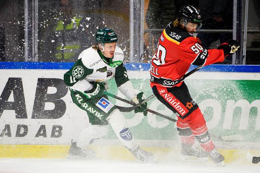 Färjestads Joakim Nygård och Luleås Daniel Sondell