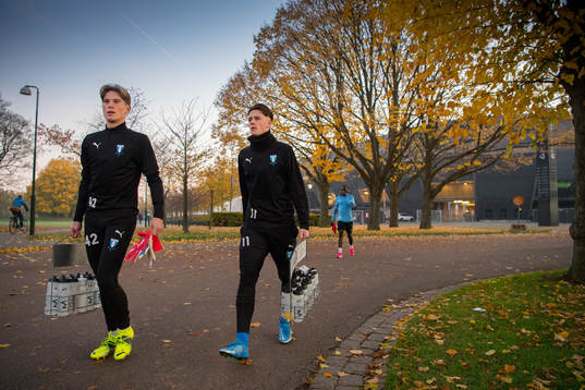 Målvakt Dante Eriksson och Måns Braendshöi